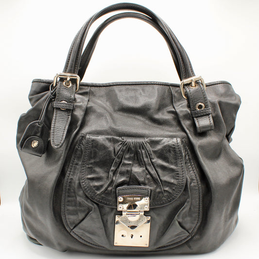 Miu Miu shopper nera